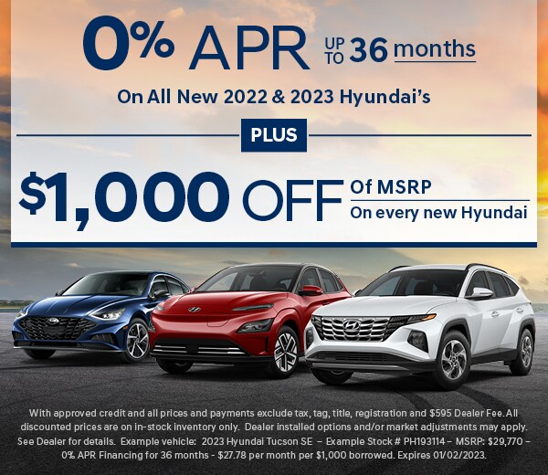 New Hyundai Specials | Route 1 Hyundai