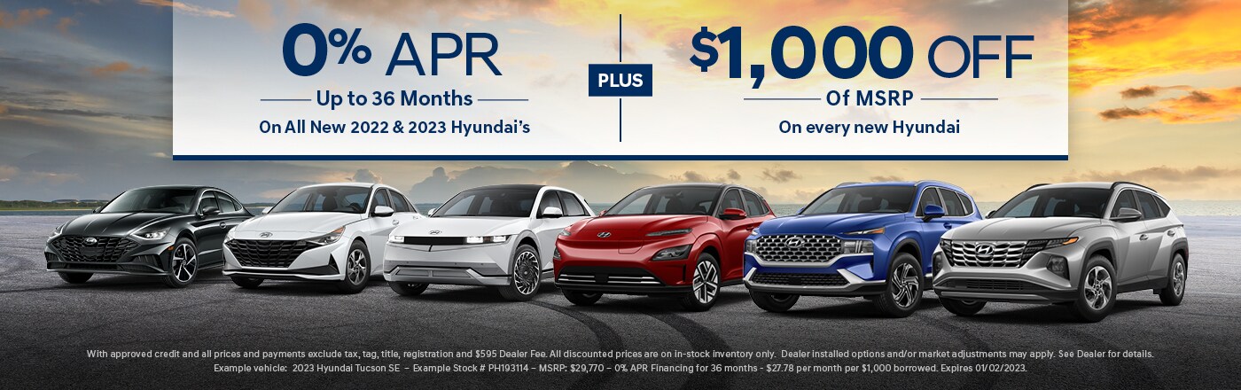 New Hyundai Specials | Route 1 Hyundai