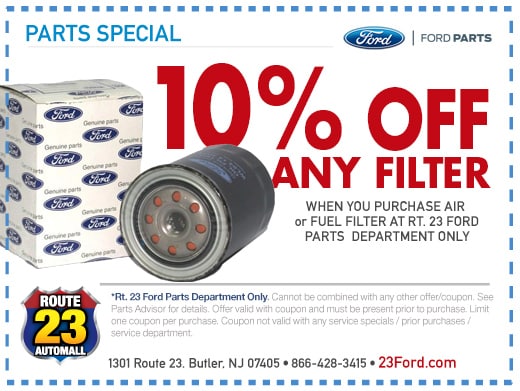 Ford Parts Specials Route 23 Auto Mall