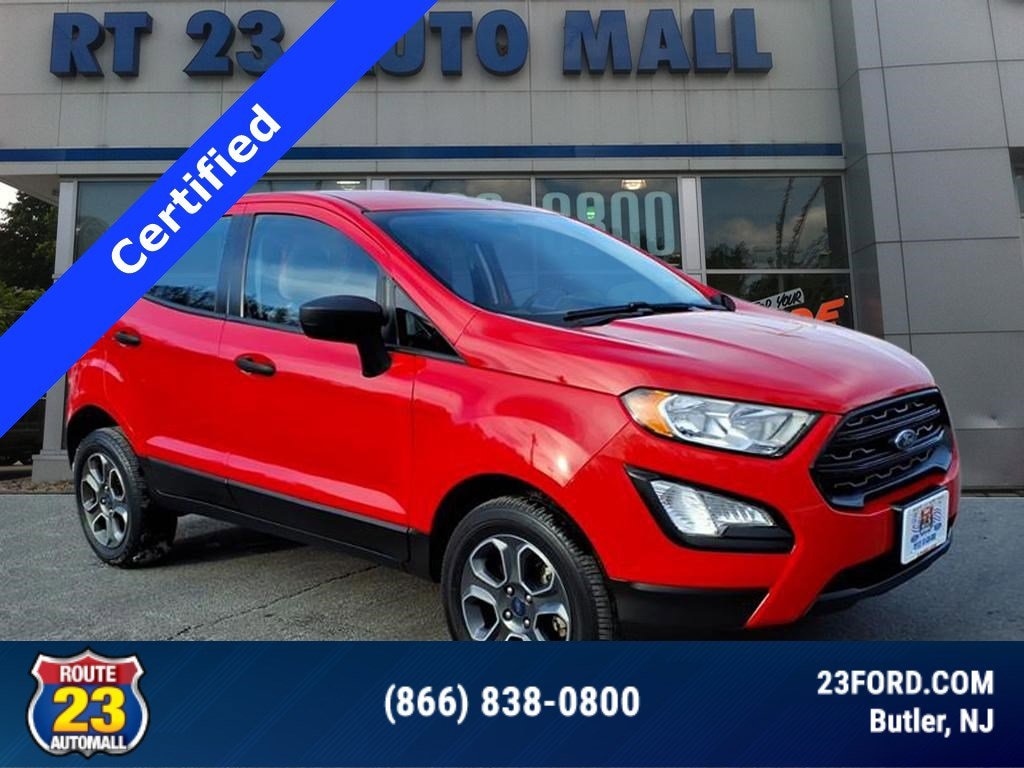 Certified 2019 Ford EcoSport S SUV