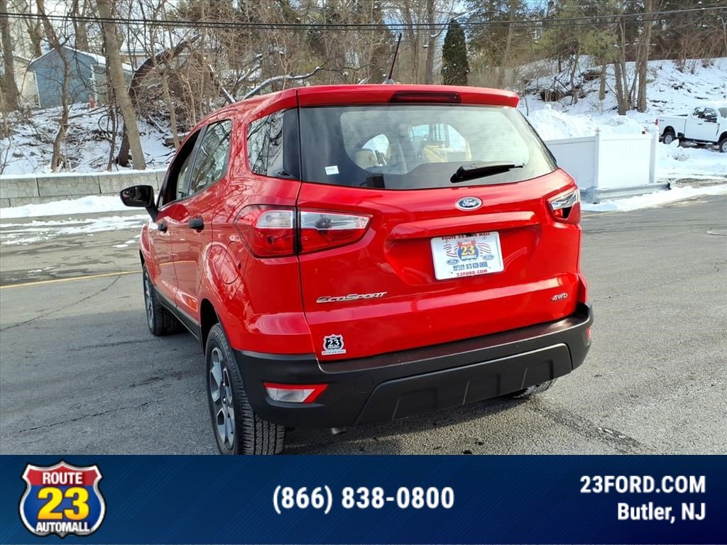 Certified 2019 Ford EcoSport S SUV