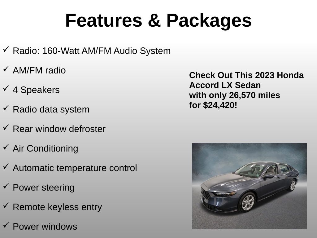 2023 Honda Accord LX - Photo 8