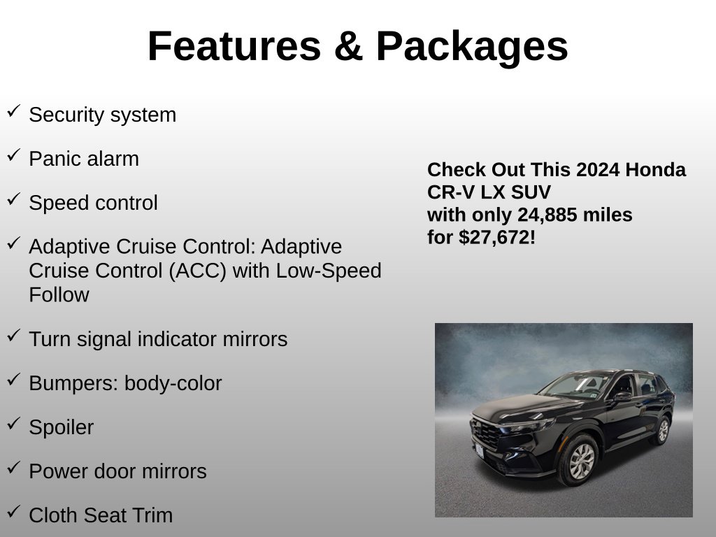 2024 Honda CR-V LX - Photo 19