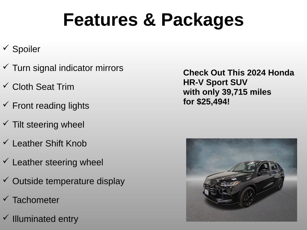 2024 Honda HR-V Sport - Photo 24