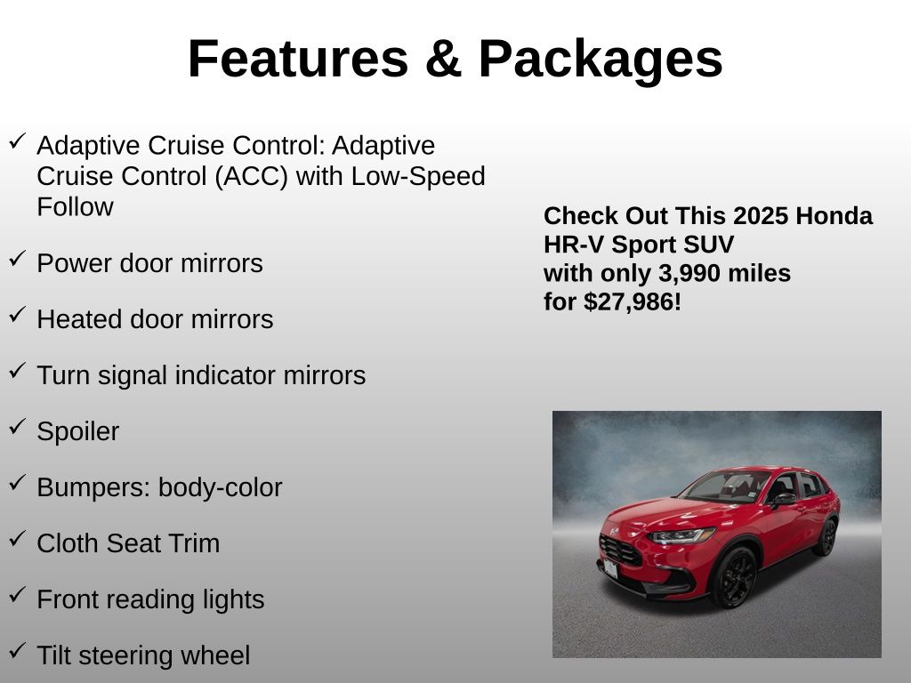 2025 Honda HR-V Sport - Photo 20