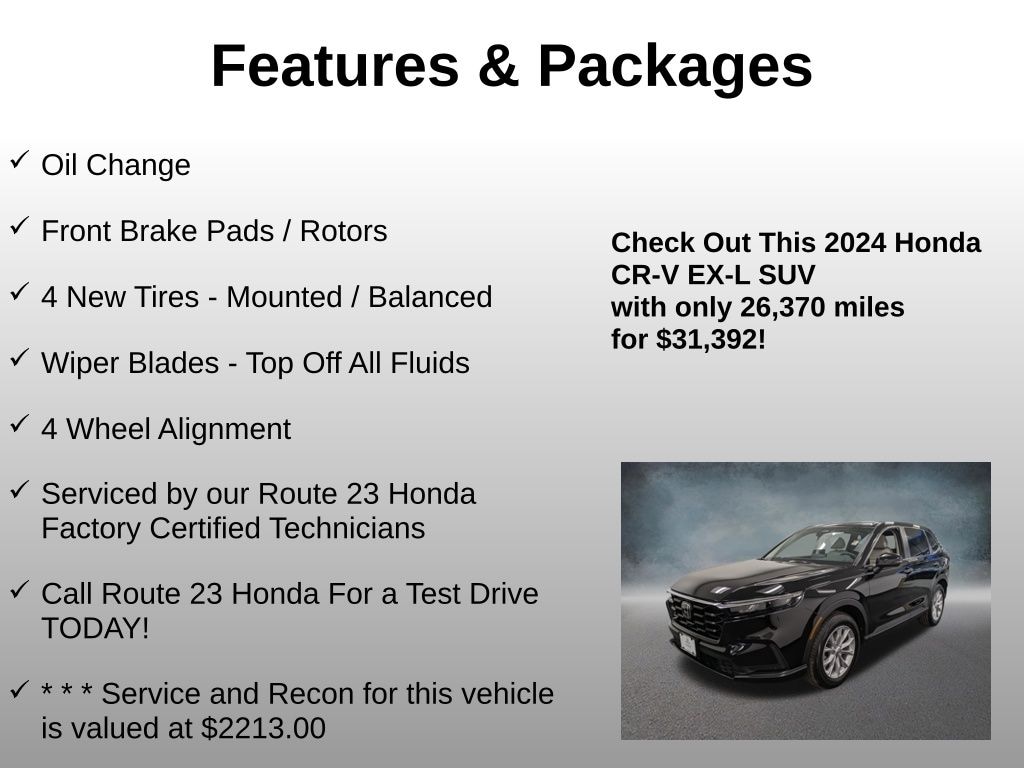 Used 2024 Honda CR-V EX-L SUV