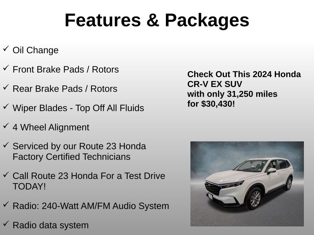 Used 2024 Honda CR-V EX SUV