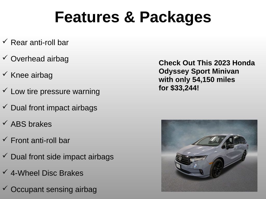 2023 Honda Odyssey SPORT - Photo 16