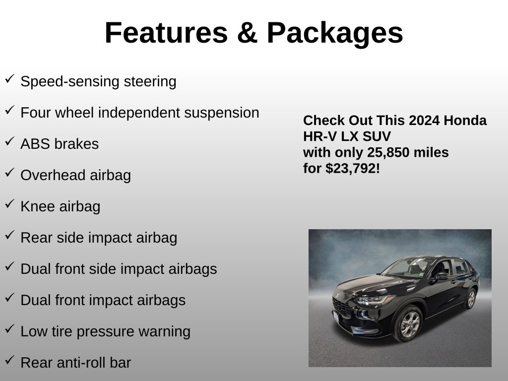 2024 Honda HR-V LX - Photo 12