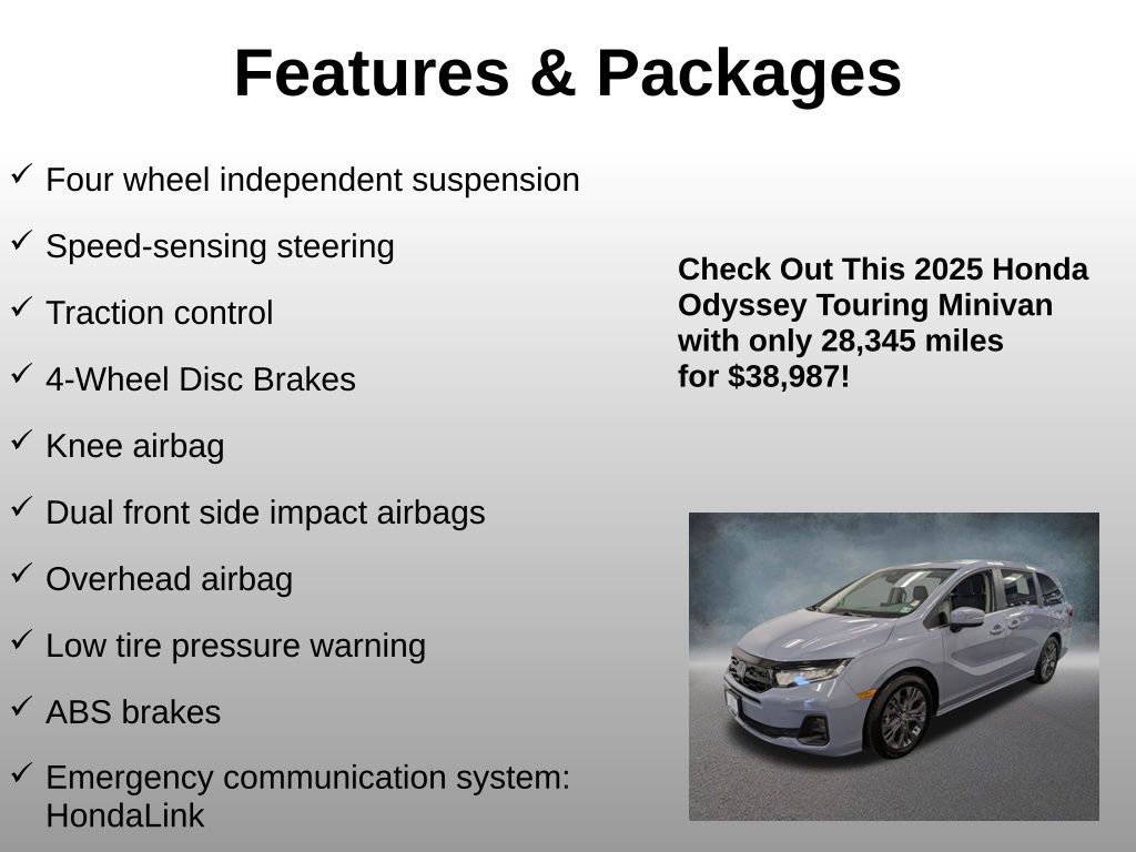 2025 Honda Odyssey Touring - Photo 16