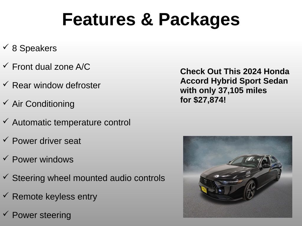 2024 Honda Accord Hybrid Sport - Photo 8