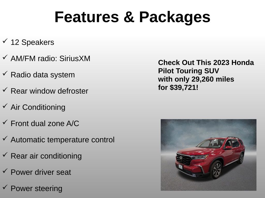 2023 Honda Pilot Touring - Photo 8