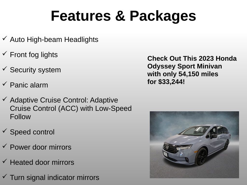 2023 Honda Odyssey SPORT - Photo 24