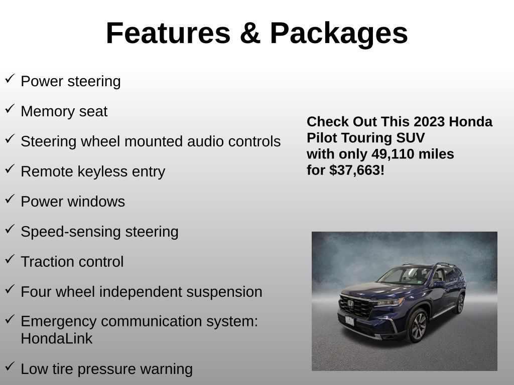 2023 Honda Pilot Touring - Photo 12