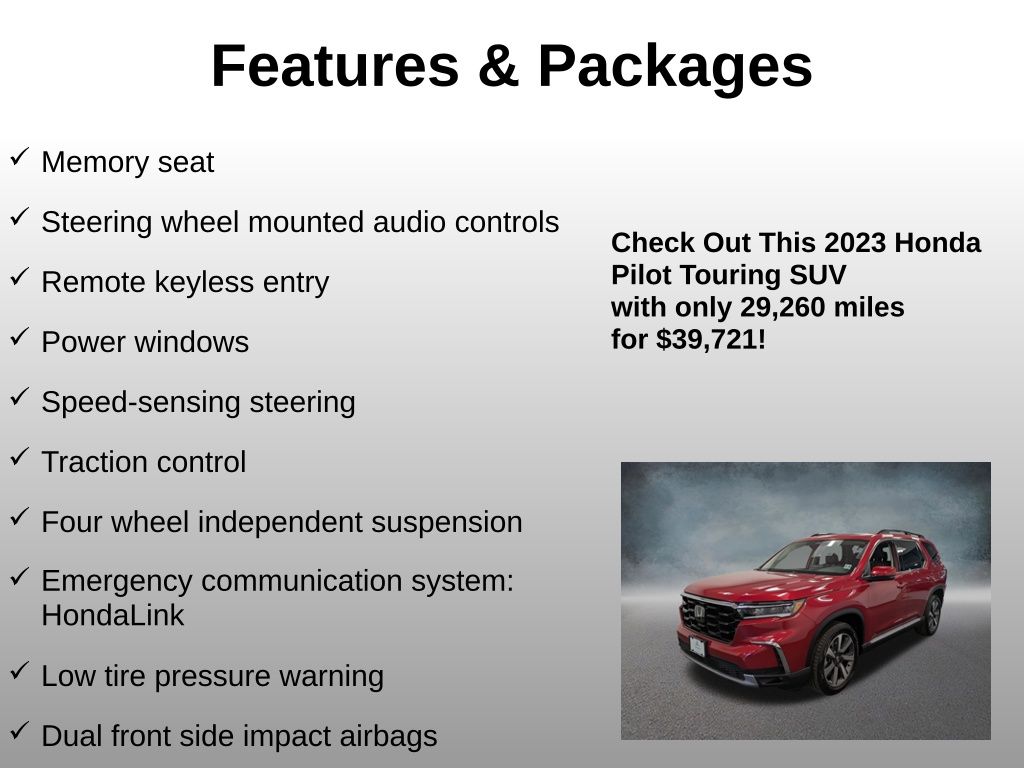 2023 Honda Pilot Touring - Photo 12