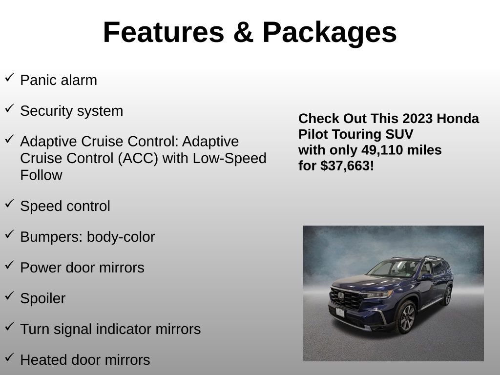 2023 Honda Pilot Touring - Photo 24