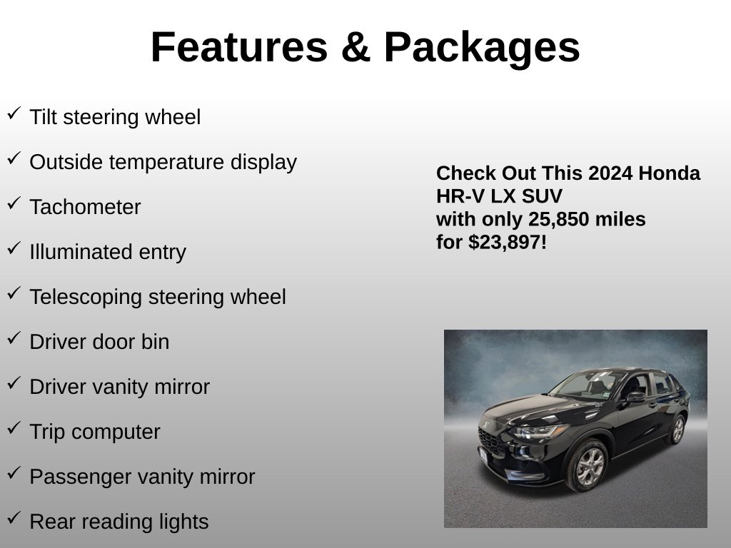 2024 Honda HR-V LX - Photo 24
