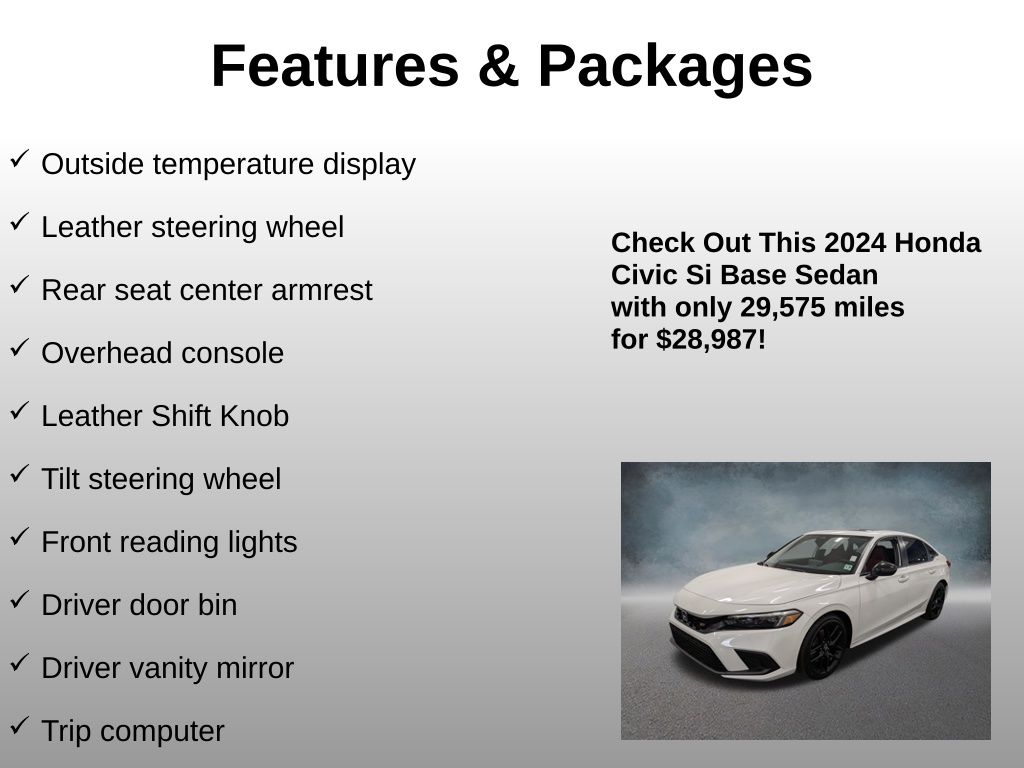 2024 Honda Civic Si - Photo 24