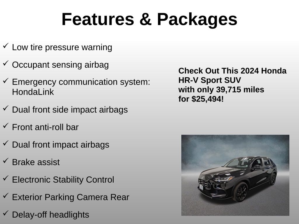 2024 Honda HR-V Sport - Photo 16