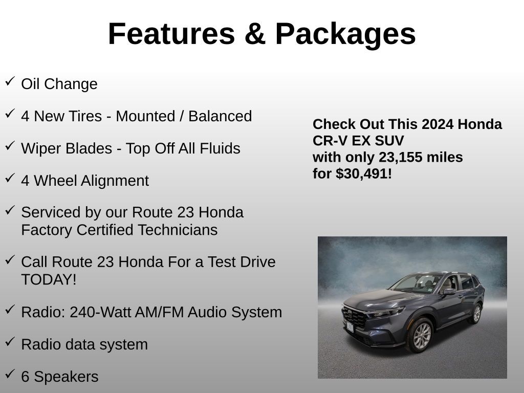 Used 2024 Honda CR-V EX SUV