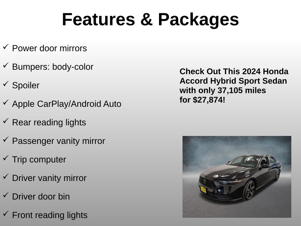 2024 Honda Accord Hybrid Sport - Photo 24