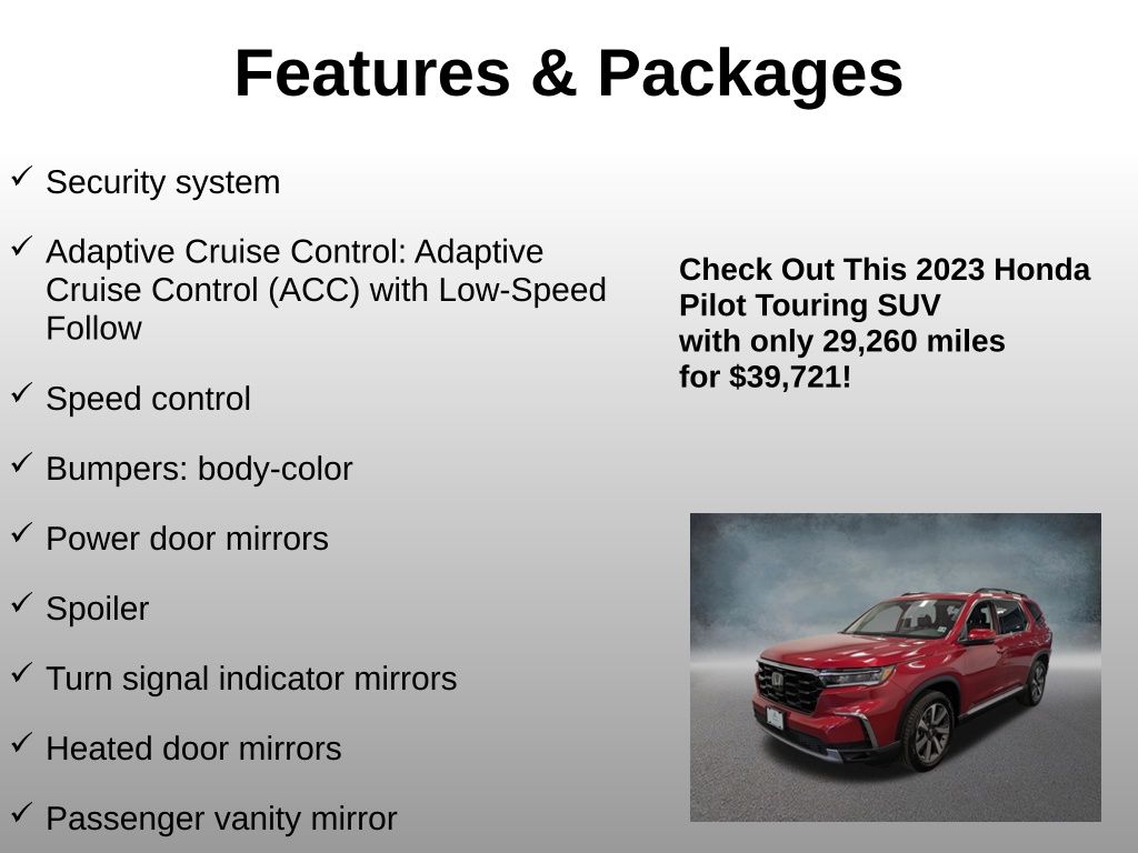 2023 Honda Pilot Touring - Photo 24