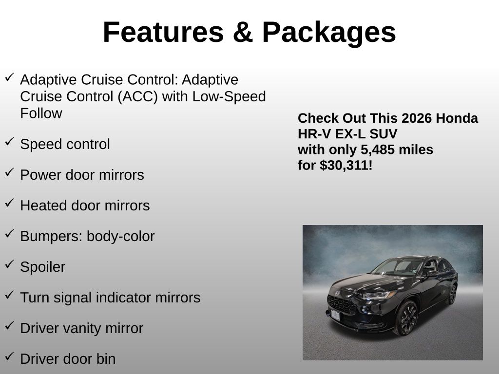 2026 Honda HR-V EX-L - Photo 20