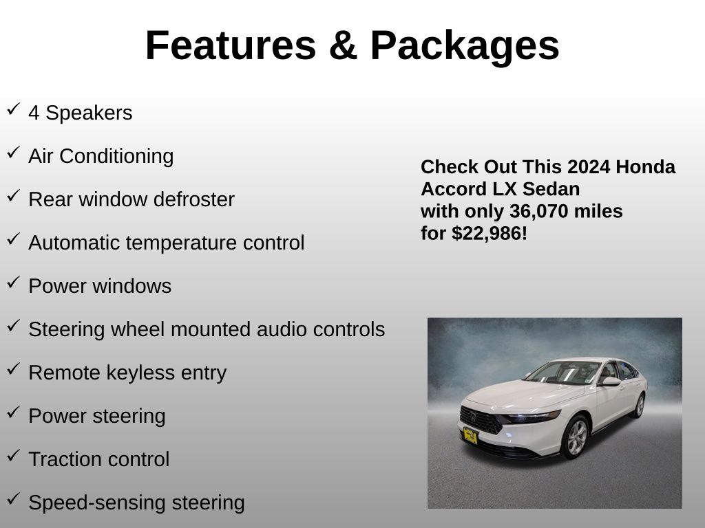 2024 Honda Accord LX - Photo 8