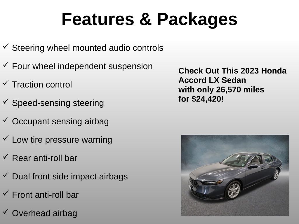 2023 Honda Accord LX - Photo 12
