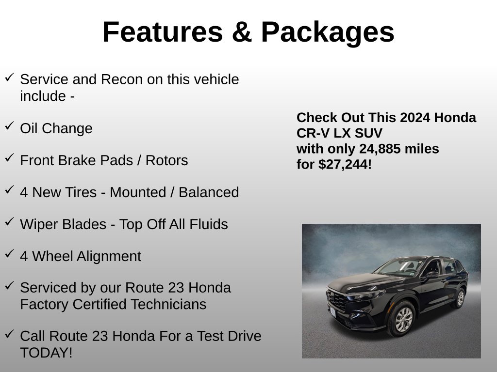 Used 2024 Honda CR-V LX SUV