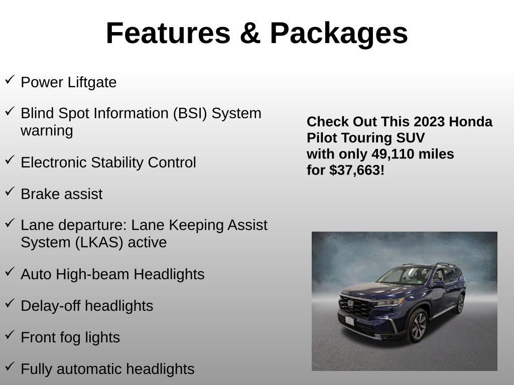 2023 Honda Pilot Touring - Photo 20