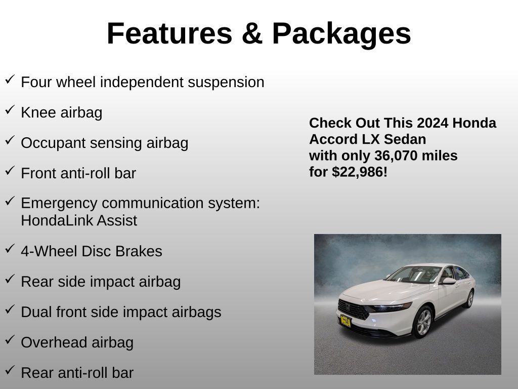 2024 Honda Accord LX - Photo 12