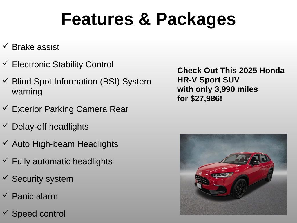 2025 Honda HR-V Sport - Photo 16