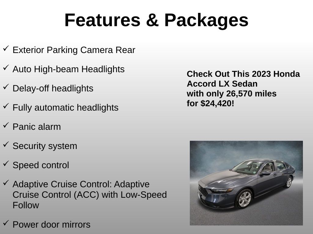 2023 Honda Accord LX - Photo 20