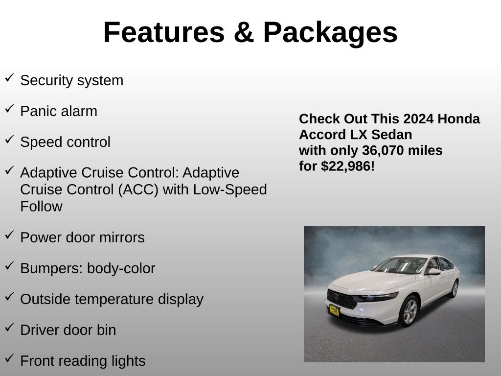 2024 Honda Accord LX - Photo 20