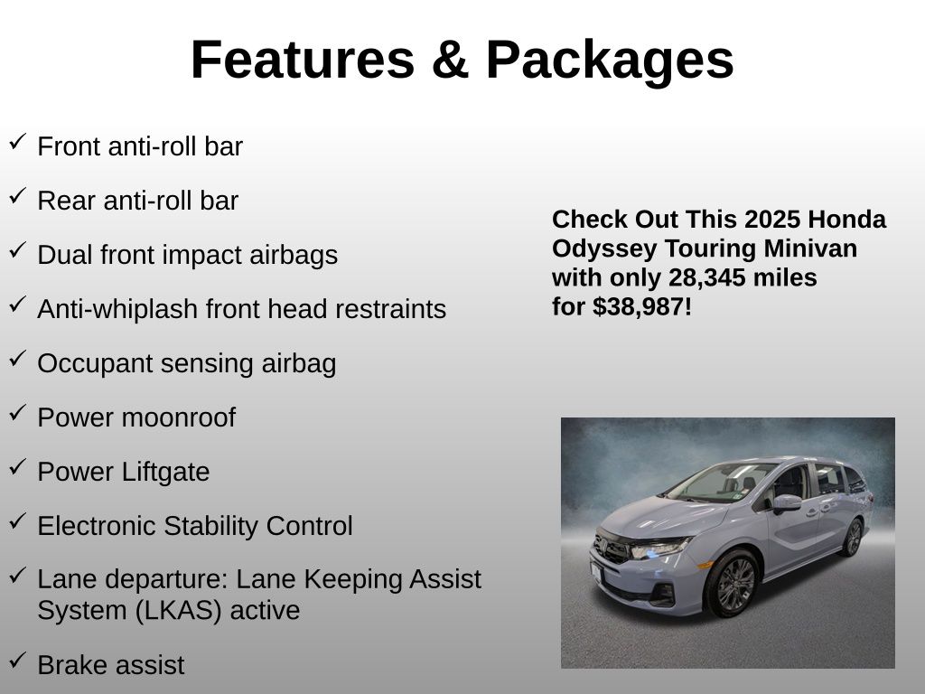 2025 Honda Odyssey Touring - Photo 20