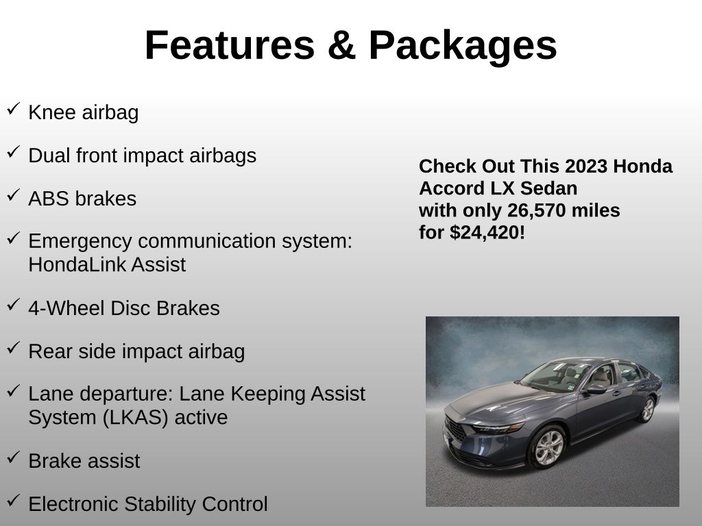 2023 Honda Accord LX - Photo 16