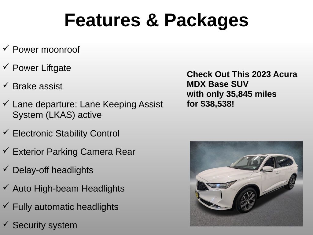 2023 Acura MDX Technology Package - Photo 24
