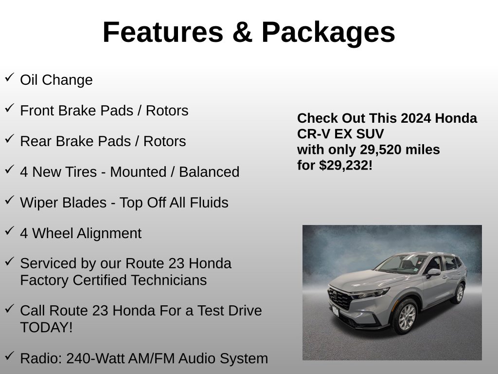 Used 2024 Honda CR-V EX SUV