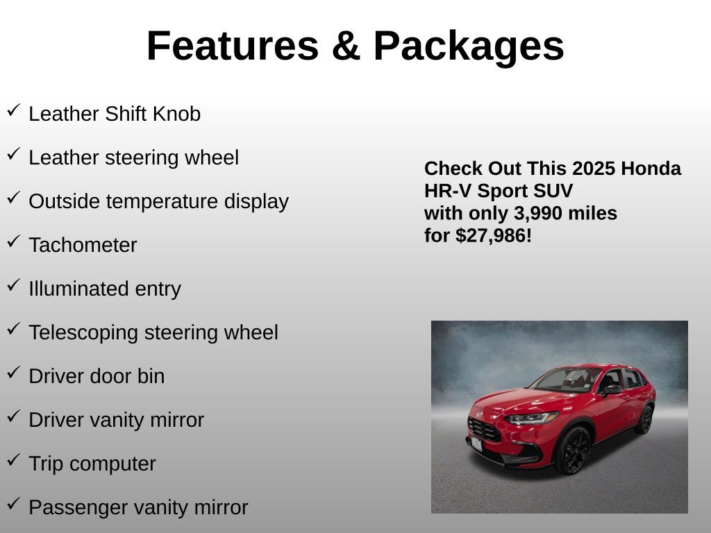2025 Honda HR-V Sport - Photo 24