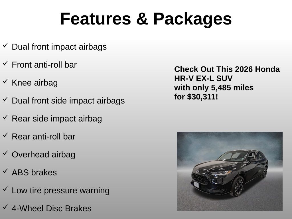 2026 Honda HR-V EX-L - Photo 12