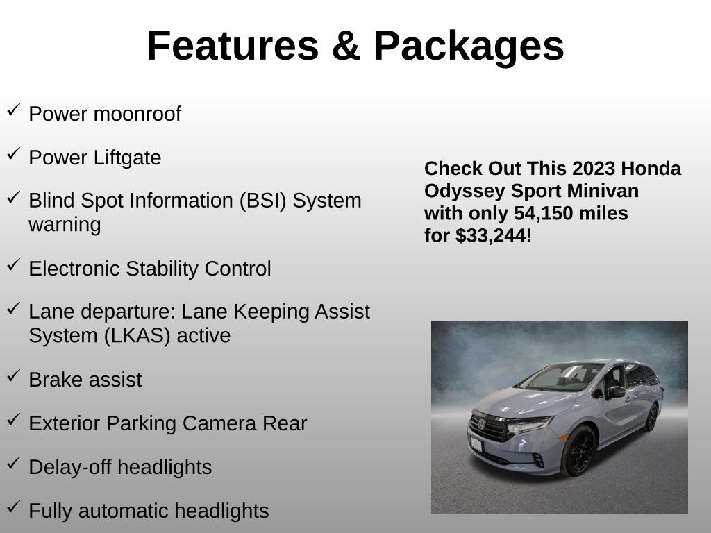 2023 Honda Odyssey SPORT - Photo 20