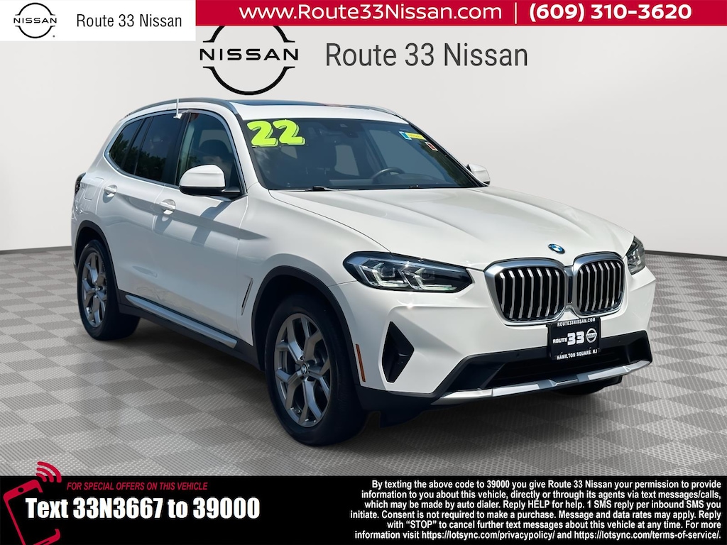Certified 2022 BMW X3 xDrive30i Sports Activity Vehicle Sport Utility