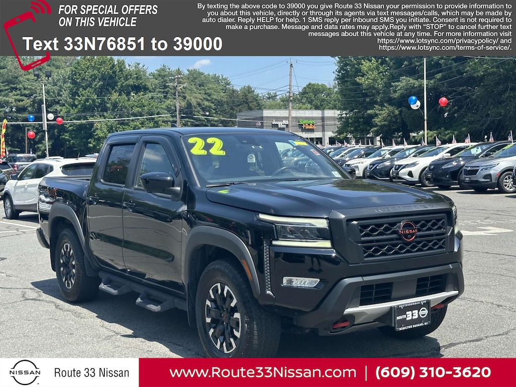 Certified 2022 Nissan Frontier Crew Cab 4x4 PRO-4X Auto Crew Cab Pickup