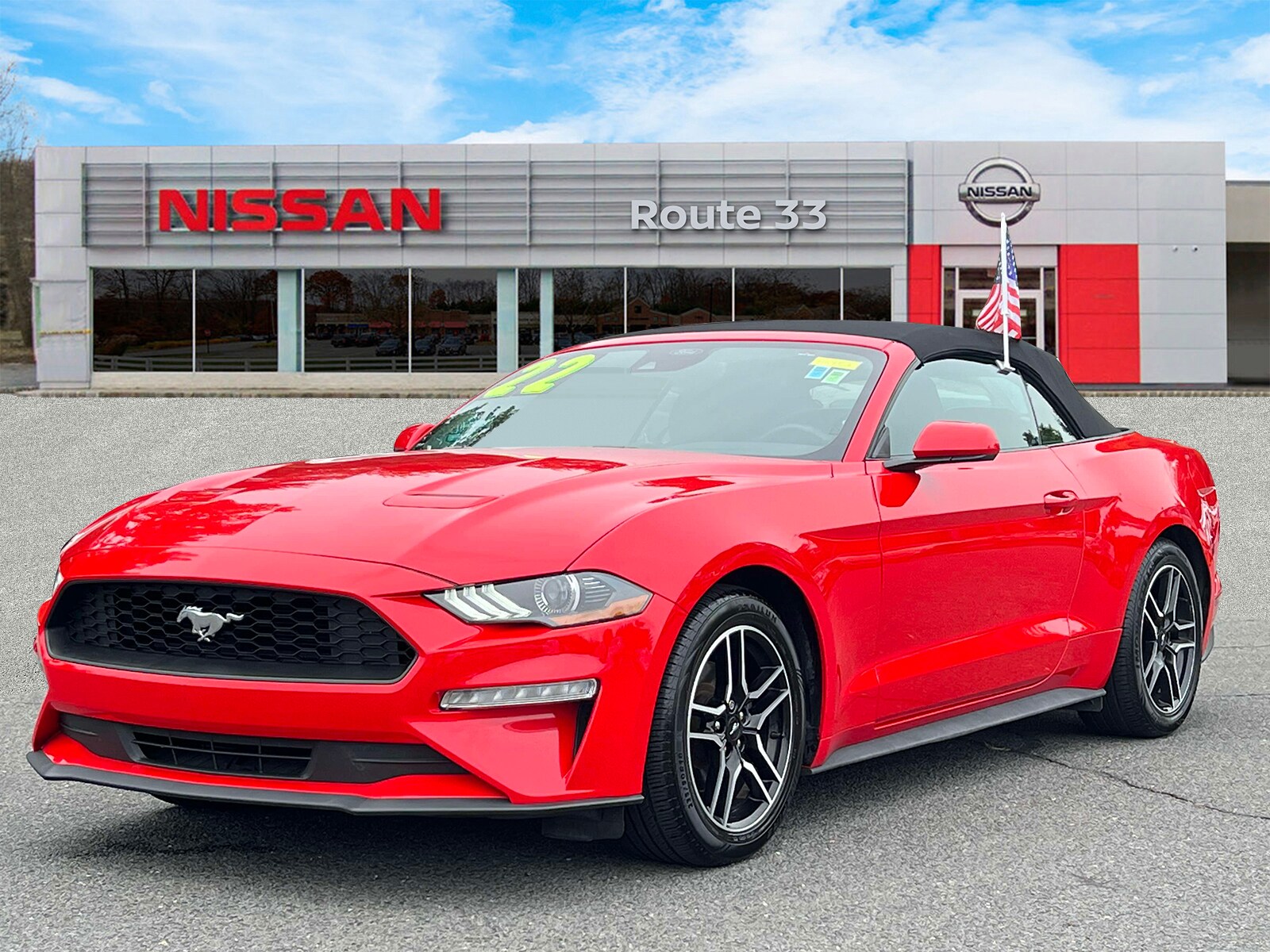 Used 2022 Ford Mustang EcoBoost Premium with VIN 1FATP8UH9N5124145 for sale in Trenton, NJ