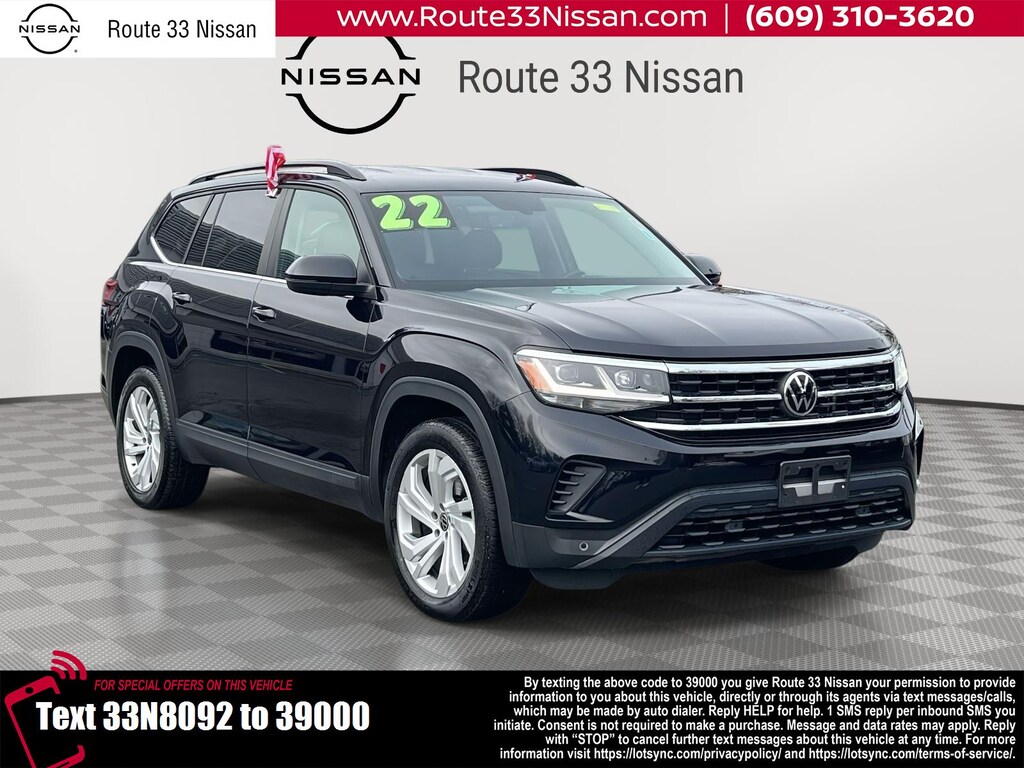 Used 2022 Volkswagen Atlas 3.6L V6 SE w/Technology 4MOTION Sport Utility
