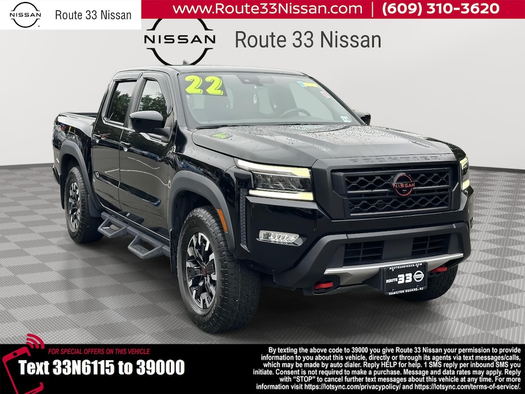 Certified 2022 Nissan Frontier Crew Cab 4x4 PRO-4X Auto Crew Cab Pickup