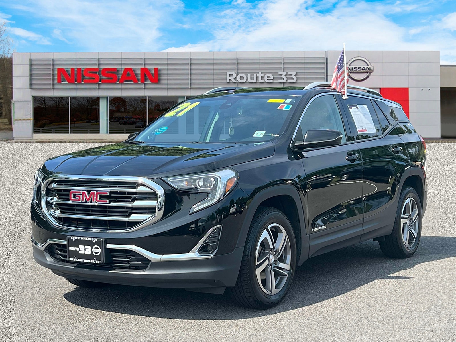 Used 2021 GMC Terrain SLT with VIN 3GKALVEVXML302535 for sale in Trenton, NJ