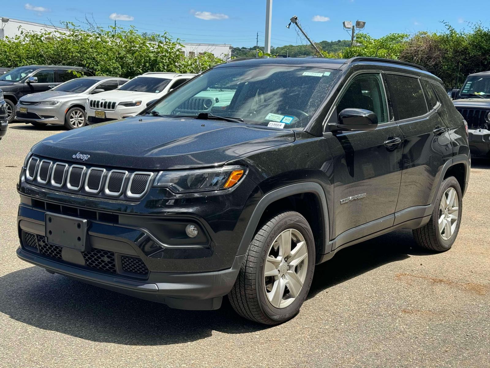 Used 2022 Jeep Compass Latitude with VIN 3C4NJDBB0NT155120 for sale in Little Falls, NJ