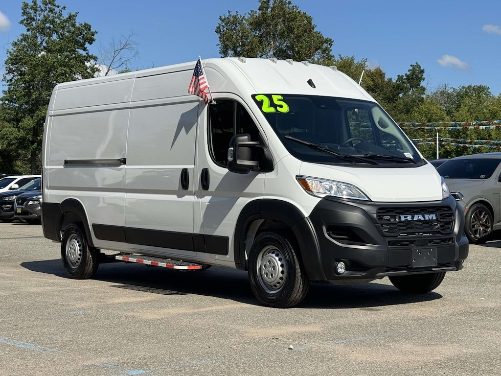 Used 2025 Ram ProMaster Cargo Van Tradesman 2500 High Roof 159 WB w/Pass Seat Full-size Cargo Van